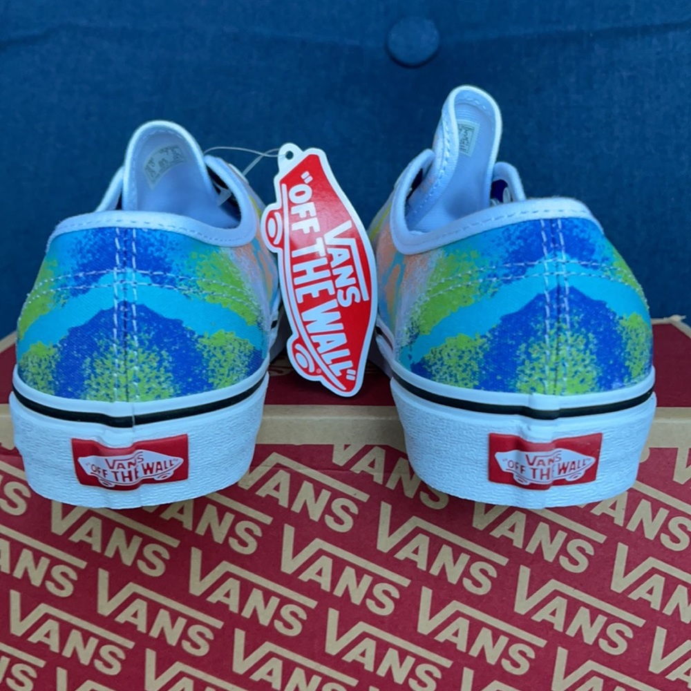 Vans Men’s Authentic Retro Mart Multi/True White Sneakers - Picture 14 of 16